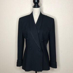 Christian Dior Wool Black Double Breasted Jacket